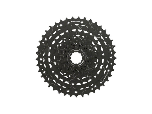 Shimano CUES  CS-LG300-9 Cassette - 9-Speed 11-41t LINKGLIDE Black