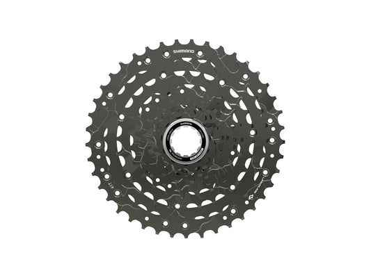 Shimano CUES  CS-LG400-9 Cassette - 9-Speed 11-41t LINKGLIDE Black