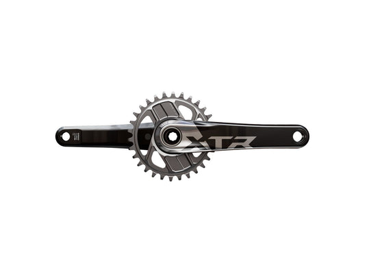 Shimano XTR FC-9200 XC Crankset - 170mm 12-Speed 1x Direct Mount Hollowtech II Hollow-Forged Crankarms BLK/Silver