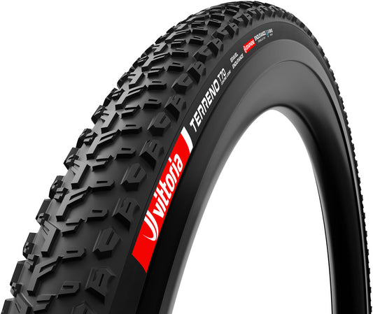 Vittoria Terreno T70 Coarse Loose Tire - 700 x 37 Tubeless Folding BLK Gravel Endurance Graphene G2.0