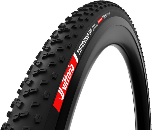 Vittoria Terreno T90 Mud Tire - 700 x 45 Tubeless Folding BLK Gravel Endurance Graphene G2.0