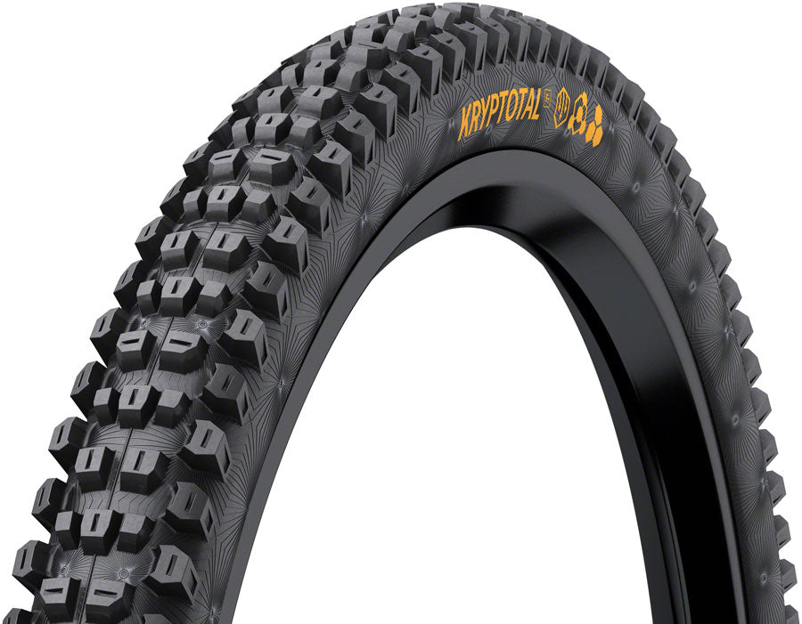 Continental Kryptotal Front Tire - 29 x 2.40 Tubeless Folding BLK SuperSoft Downhill Casing E25