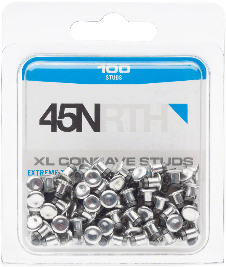 45NRTH XL Concave Carbide Aluminum Tire Studs - Pack of 100