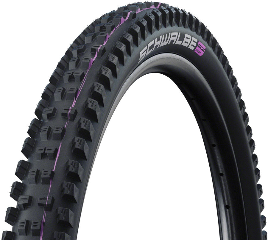 Schwalbe Tacky Chan Tire - 27.5 x 2.40 Tubeless Folding BLK Evolution Line Super Trail Addix Soft E-50