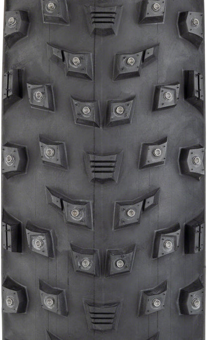 45NRTH Wrathlorde Tire - 26 x 4.2 Tubeless Folding BLK 120 TPI 300 XL Concave Carbide Aluminum Studs