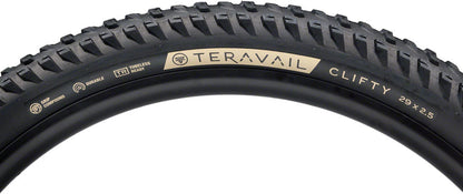 Teravail Clifty Tire - 29 x 2.5 Tubeless Folding Black Durable Grip Compound