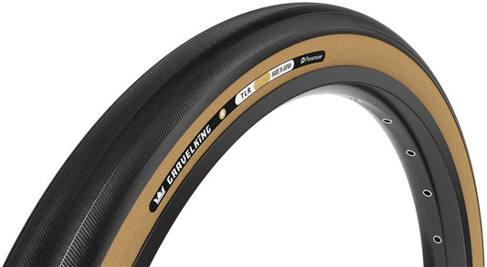 Panaracer GravelKing R Tire - 700 x 45 Tubeless Folding Black/Amber