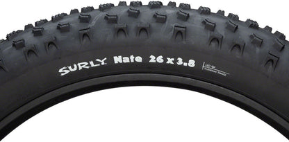 Surly Nate Tire - 26 x 3.8 Tubeless Folding Black 60tpi
