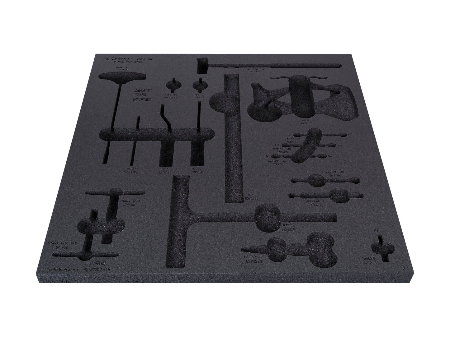 Unior Drawer Foam Insert Shared 2 Tool