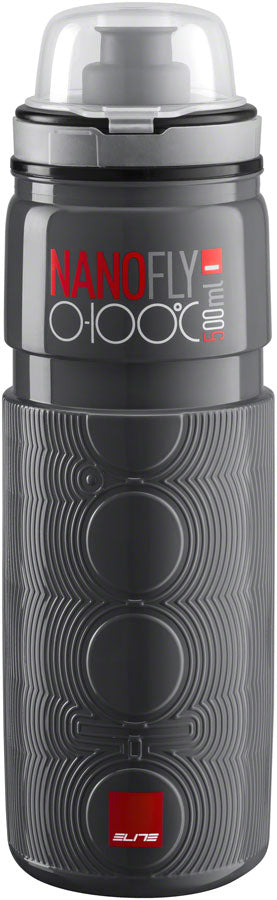 Elite Nanofly Insulated Water Bottle - 500ml Dark Gray