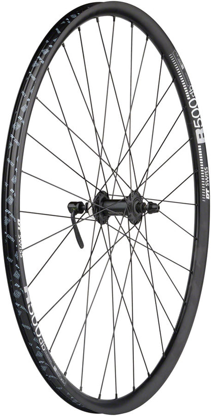 Quality Wheels Shimano / DT R500 Disc Wheelset - 700 QR x 100/135mm Center-Lock HG 11 MTN BLK 32H