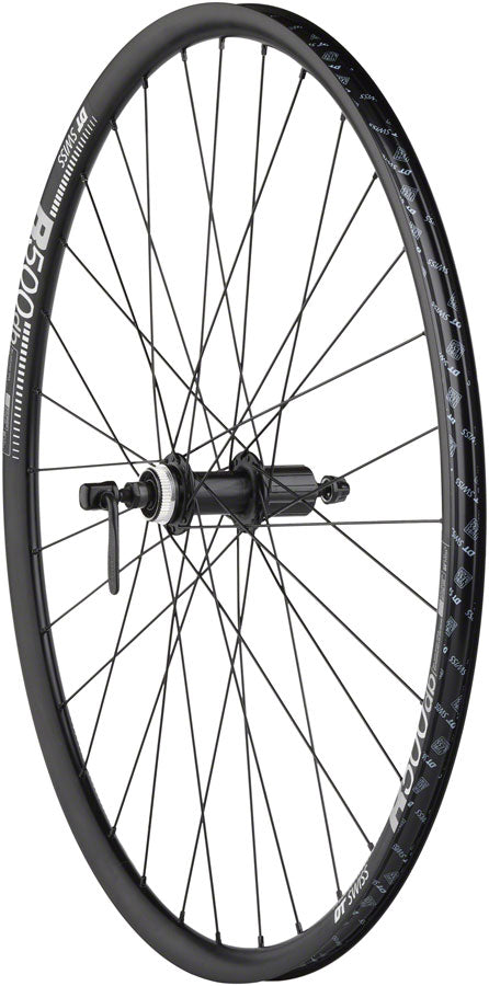 Quality Wheels Shimano / DT R500 Disc Wheelset - 700 QR x 100/135mm Center-Lock HG 11 MTN BLK 32H