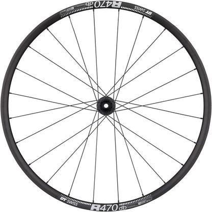 Quality Wheels DT 350/DT R470db Rear Wheel - 700 12 x 142mm Center-Lock HG 11 MTN Road BLK 24H