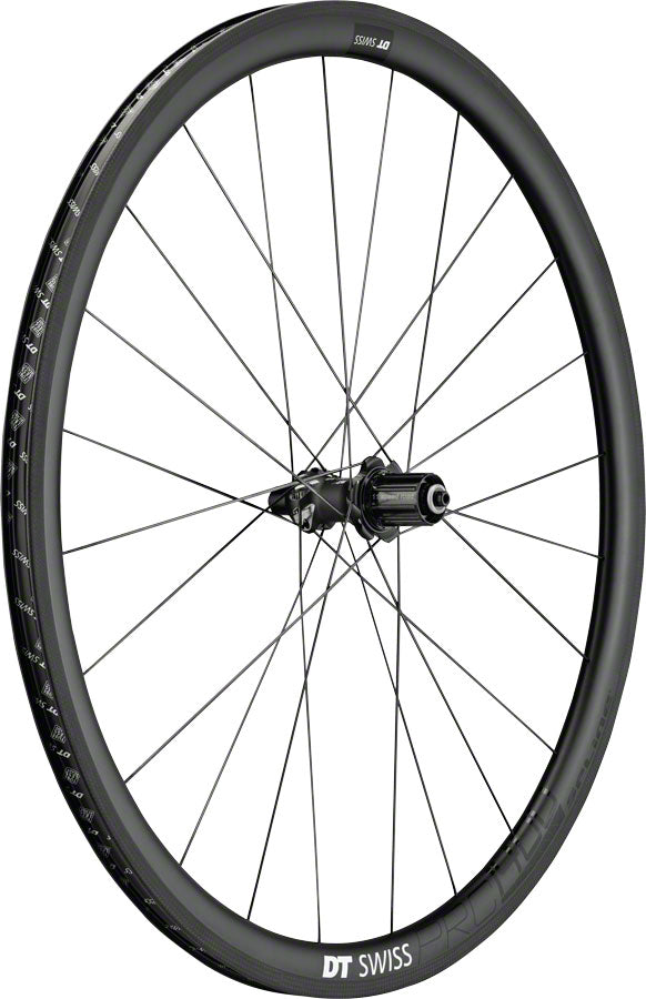 DT Swiss PRC 1400 Spline Rear Wheel - 700 QR x 130mm Rim Brake HG11 Road/XDR Ratchet 36 SL BLK