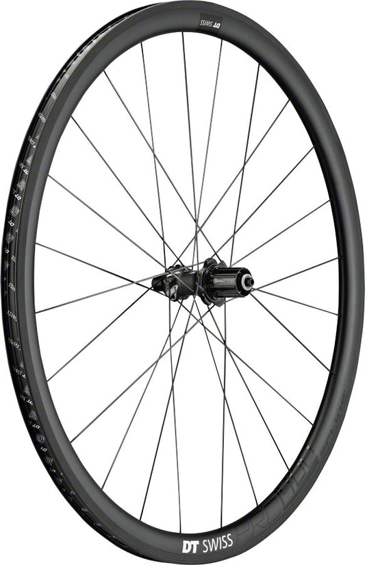DT Swiss PRC 1400 Spline Rear Wheel - 700 QR x 130mm Rim Brake HG11 Road/XDR Ratchet 36 SL BLK