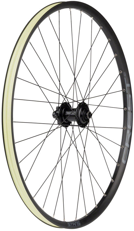 Stan's Crest S2 Front Wheel - 26" QR x 100mm 6-Bolt Black 32H
