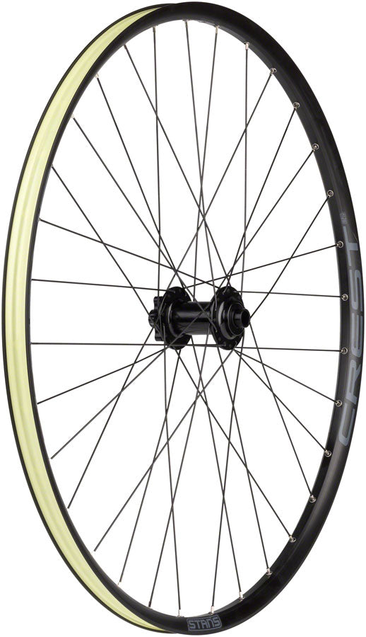 Stan's Crest S2 Front Wheel - 29" 15 x 110mm 6-Bolt Black 32H
