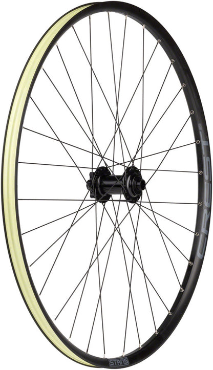 Stan's Crest S2 Front Wheel - 29" 15 x 110mm 6-Bolt Black 32H