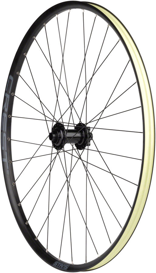 Stan's Crest S2 Front Wheel - 29" 15 x 110mm 6-Bolt Black 32H
