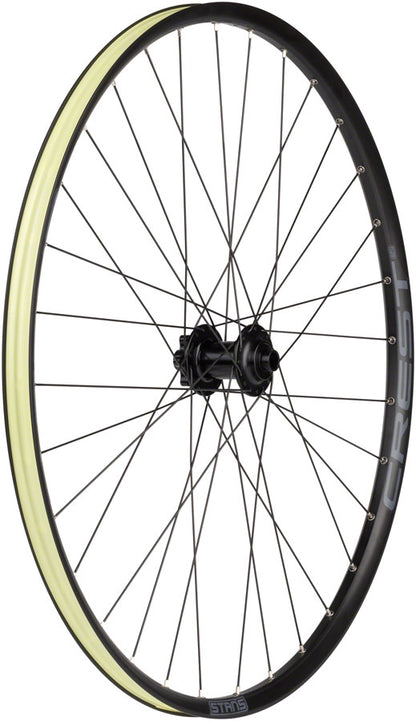 Stan's Crest S2 Front Wheel - 29" 15 x 100mm 6-Bolt Black 32H