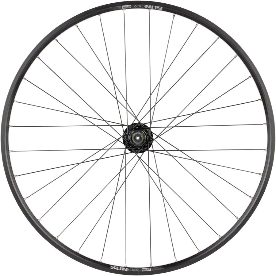 Quality Wheels Value Double Wall Series Disc Rear Wheel - 27.5" QR x 135mm 6-Bolt/Rim HG BLK 32H