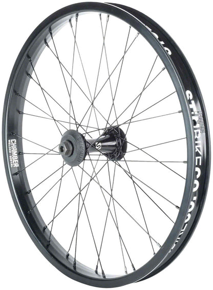 Stolen Rampage Pro Front Wheel - 20" 3/8" x 100mm Rim Brake Black