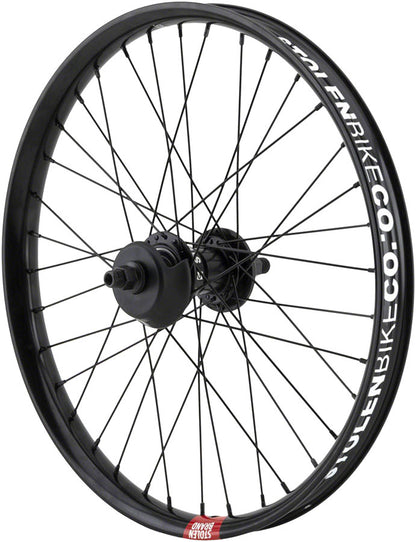 Stolen Rampage Pro Street Rear Wheel - 20" 14 x 110mm Brakeless Freecoaster BLK 9T LHD