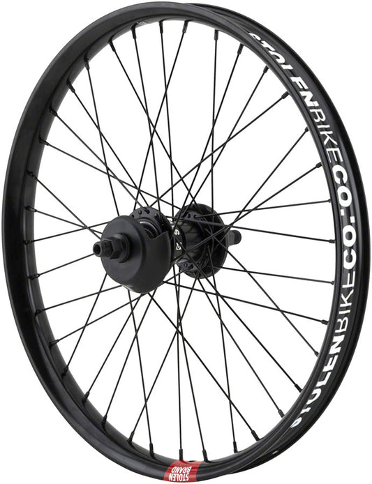 Stolen Rampage Pro Street Rear Wheel - 20" 14 x 110mm Brakeless Freecoaster BLK 9T LHD