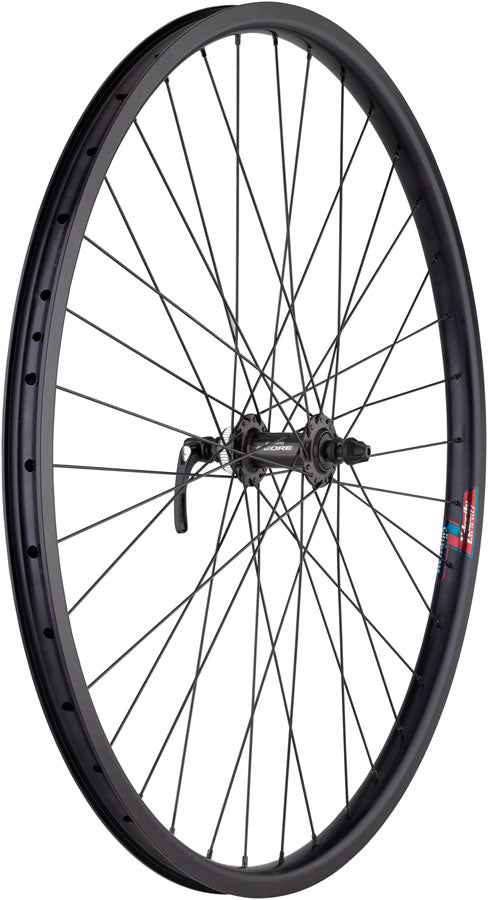 Quality Wheels Value HD Series Disc Front Wheel - 700 QR x 100mm Center-Lock BLK 36H