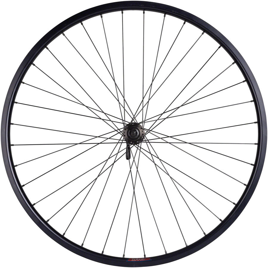 Quality Wheels Value HD Series Disc Front Wheel - 700 QR x 100mm Center-Lock BLK 36H