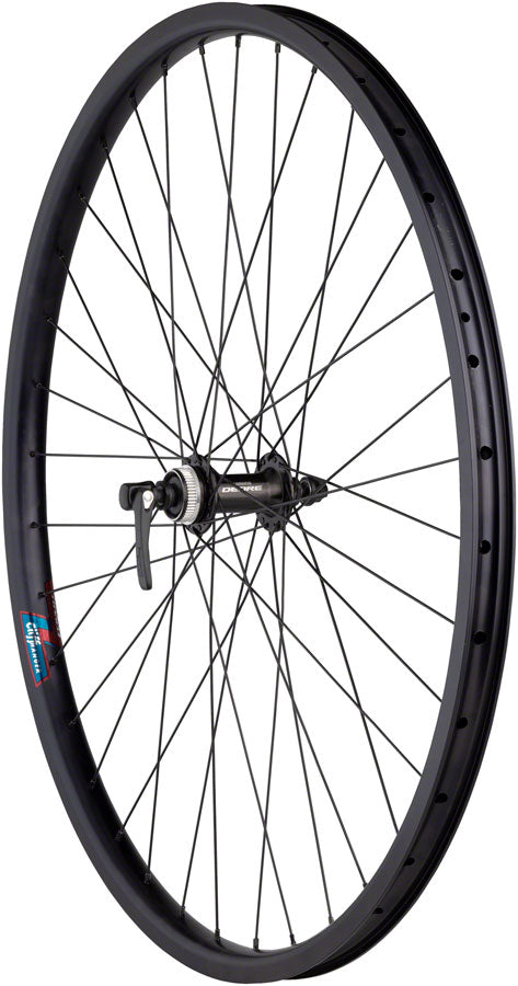 Quality Wheels Value HD Series Disc Front Wheel - 700 QR x 100mm Center-Lock BLK 36H