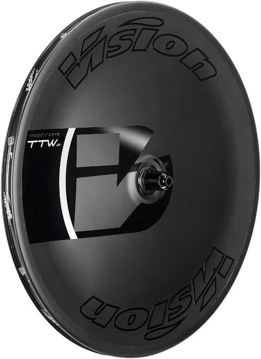 Vision Metron TTW Rear Wheel Disc 700c Carbon Aero Profile Center Lock Rotor Mount Shimano HG 11/12-Speed – BLK