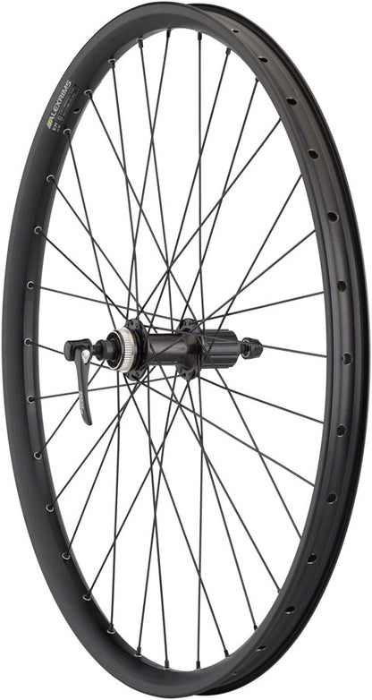 Quality Wheels Shimano Deore / Alex EM30 Disc Rear Wheel - 27.5" QR x 135mm Center-Lock HG 11 MTN BLK 32H