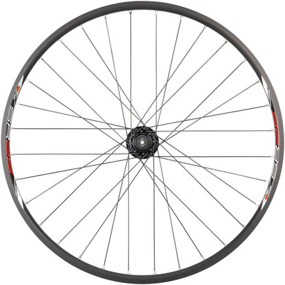 Quality Wheels Value Double Wall Series Disc Front Wheel - 26" QR x 100mm 6-Bolt BLK Clincher