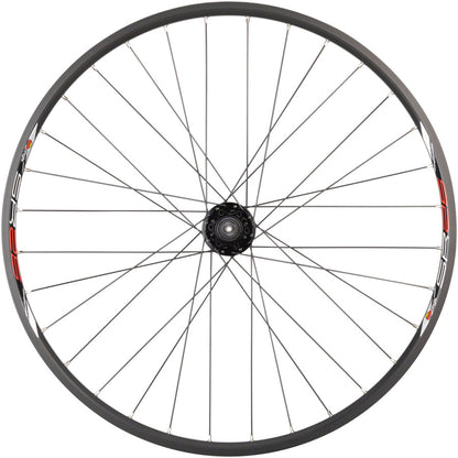 Quality Wheels Value Double Wall Series Disc Front Wheel - 26" QR x 100mm 6-Bolt BLK Clincher