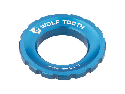 Wolf Tooth CenterLock Rotor Lockring - External Splined Blue