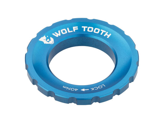 Wolf Tooth CenterLock Rotor Lockring - External Splined Blue