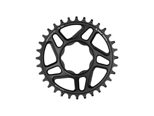 Wolf Tooth Trek TQ Direct Mount Chainring - Drop-Stop ST 32T Black