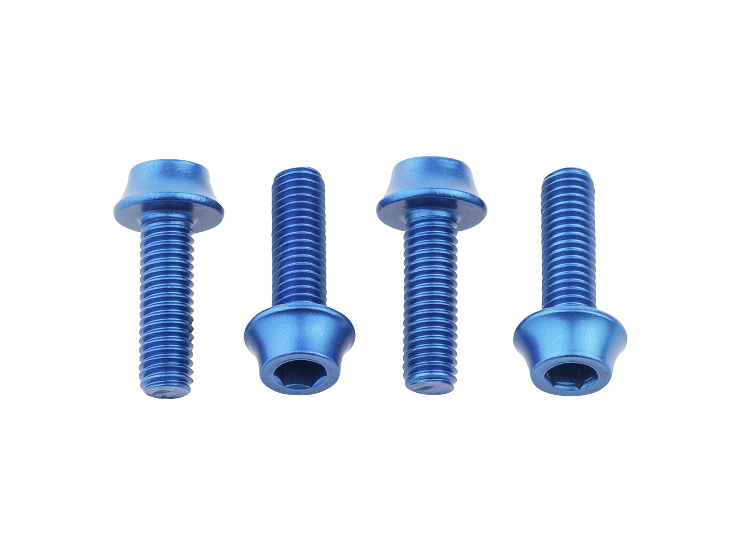 Wolf Tooth Water Bottle Cage Bolts - Set/4 Aluminum Blue