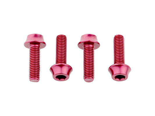 Wolf Tooth Water Bottle Cage Bolts - Set/4 Aluminum Pink