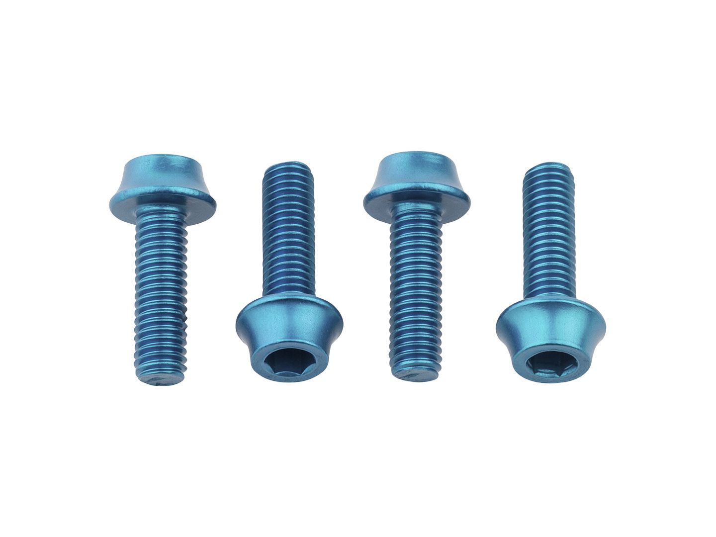 Wolf Tooth Water Bottle Cage Bolts - Set/4 Aluminum Teal